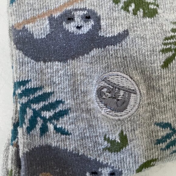 NEW Conscious Step Socks That Protect Sloths M Organic Cotton Fair Trade - Picture 5 of 7